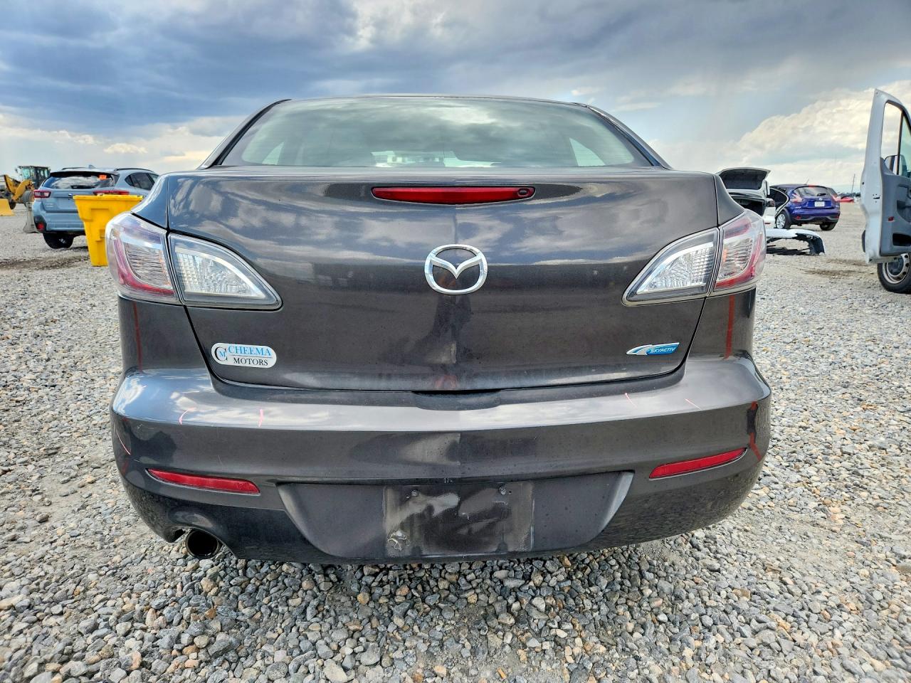 2013 Mazda 3 I Gray vin: JM1BL1V71D1745268