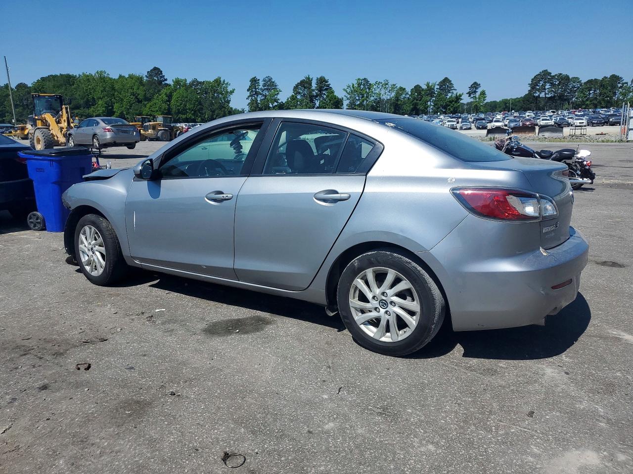 2013 Mazda 3 I Silver vin: JM1BL1V71D1793028