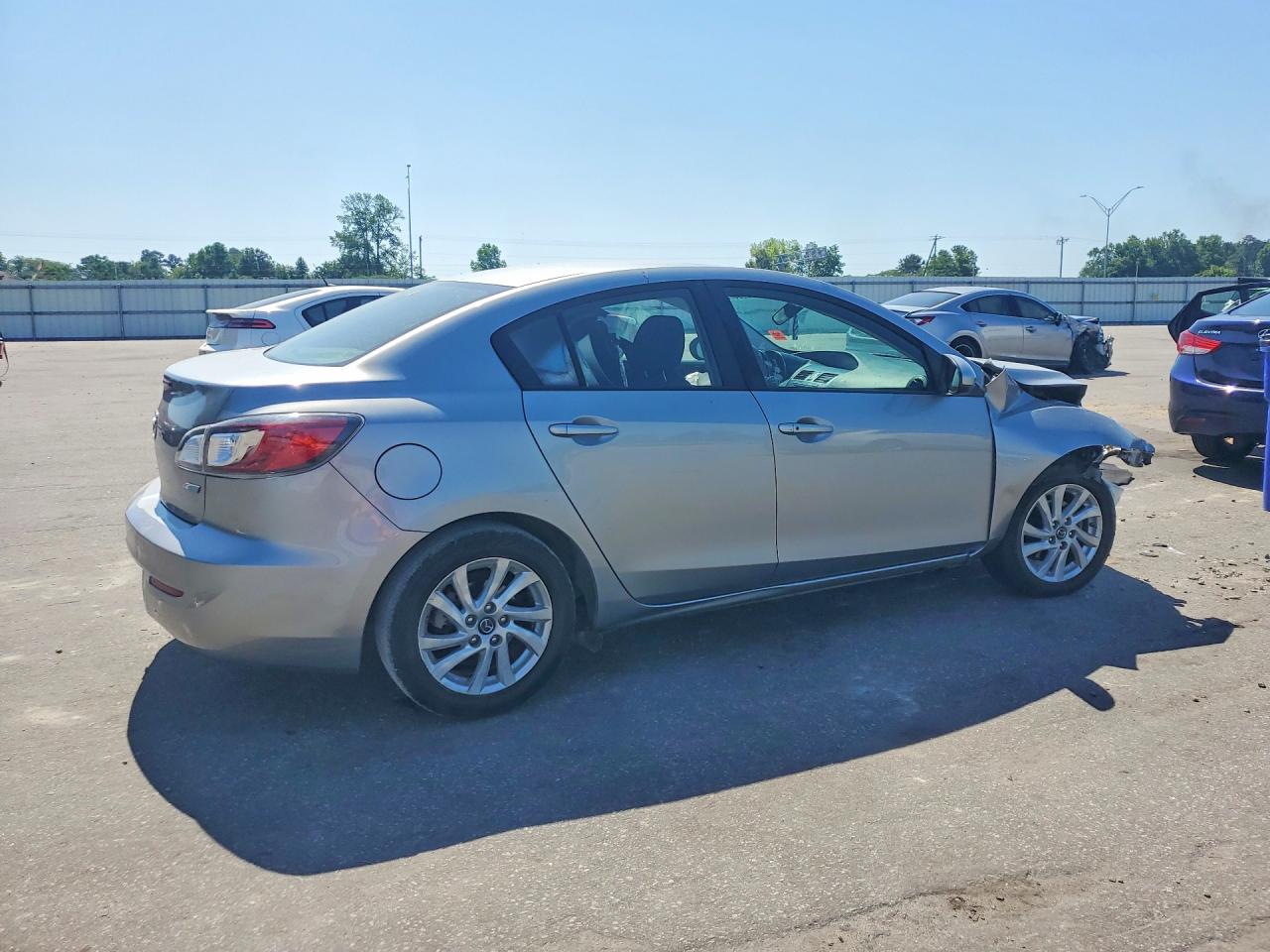 2013 Mazda 3 I Silver vin: JM1BL1V71D1793028