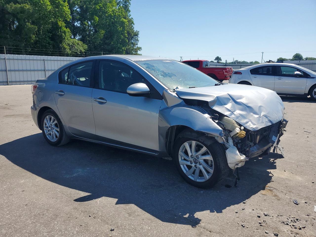 2013 Mazda 3 I Silver vin: JM1BL1V71D1793028