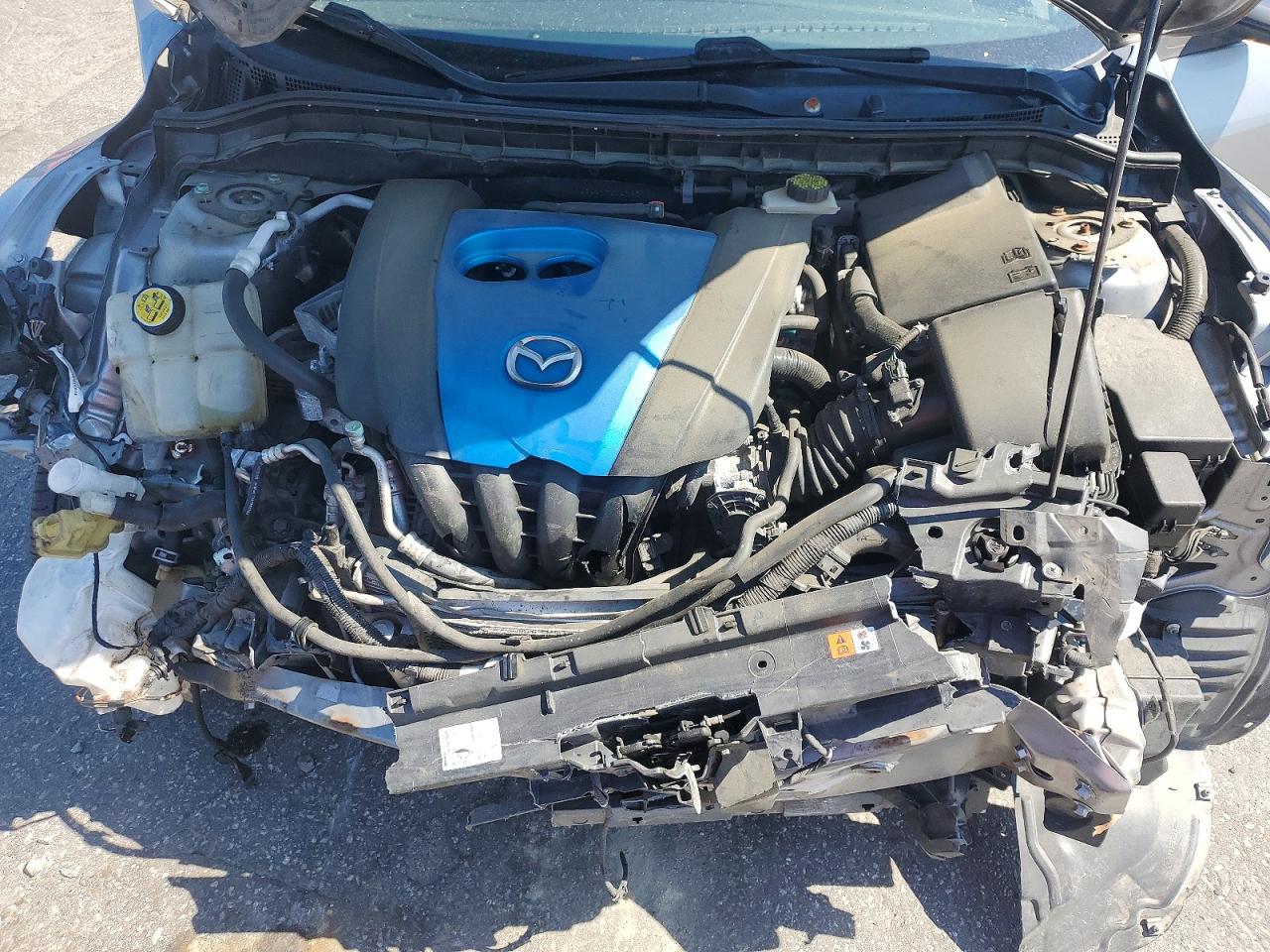 2013 Mazda 3 I Silver vin: JM1BL1V71D1793028