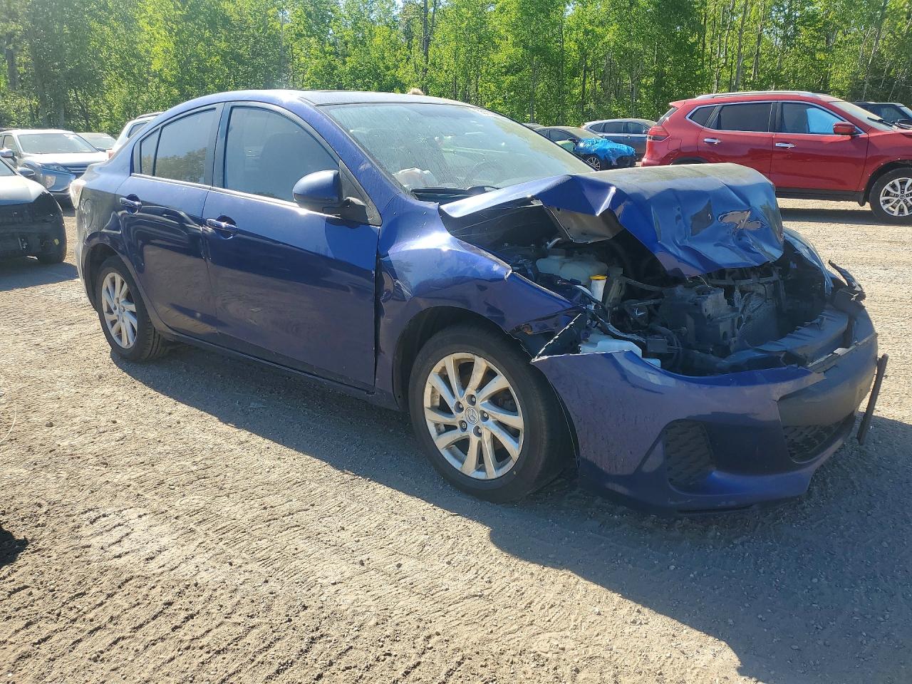 2013 Mazda 3 I Blue vin: JM1BL1V71D1810636