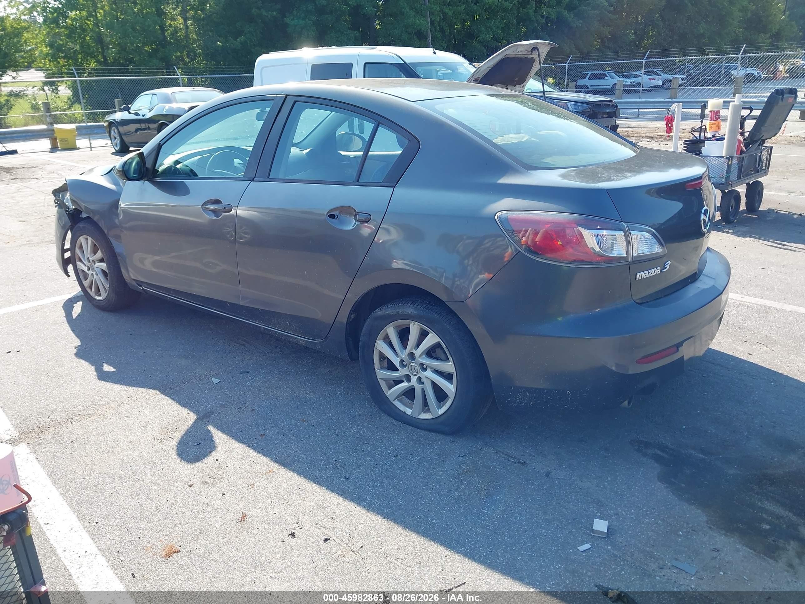 2012 Mazda Mazda3 I Touring Gray vin: JM1BL1V72C1574786