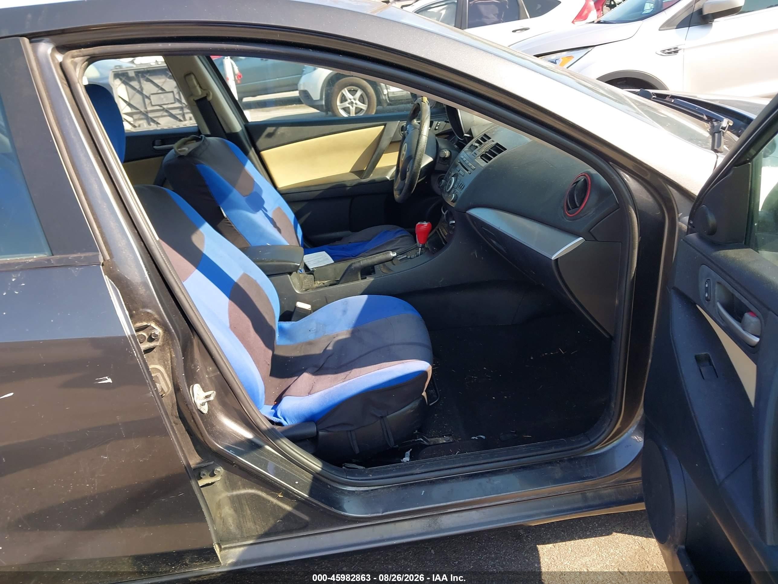 2012 Mazda Mazda3 I Touring Gray vin: JM1BL1V72C1574786