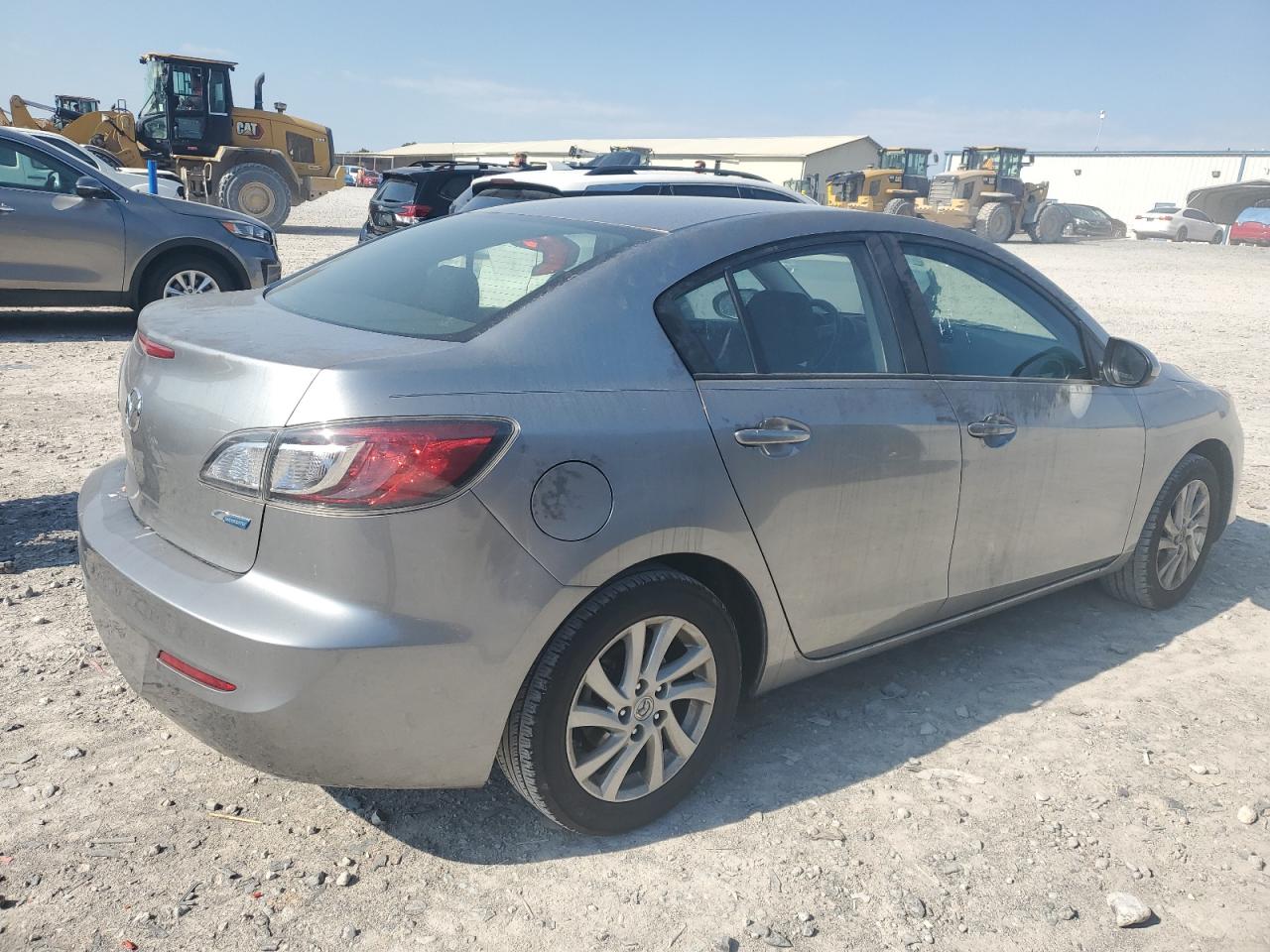 2012 Mazda 3 I Gray vin: JM1BL1V72C1617796