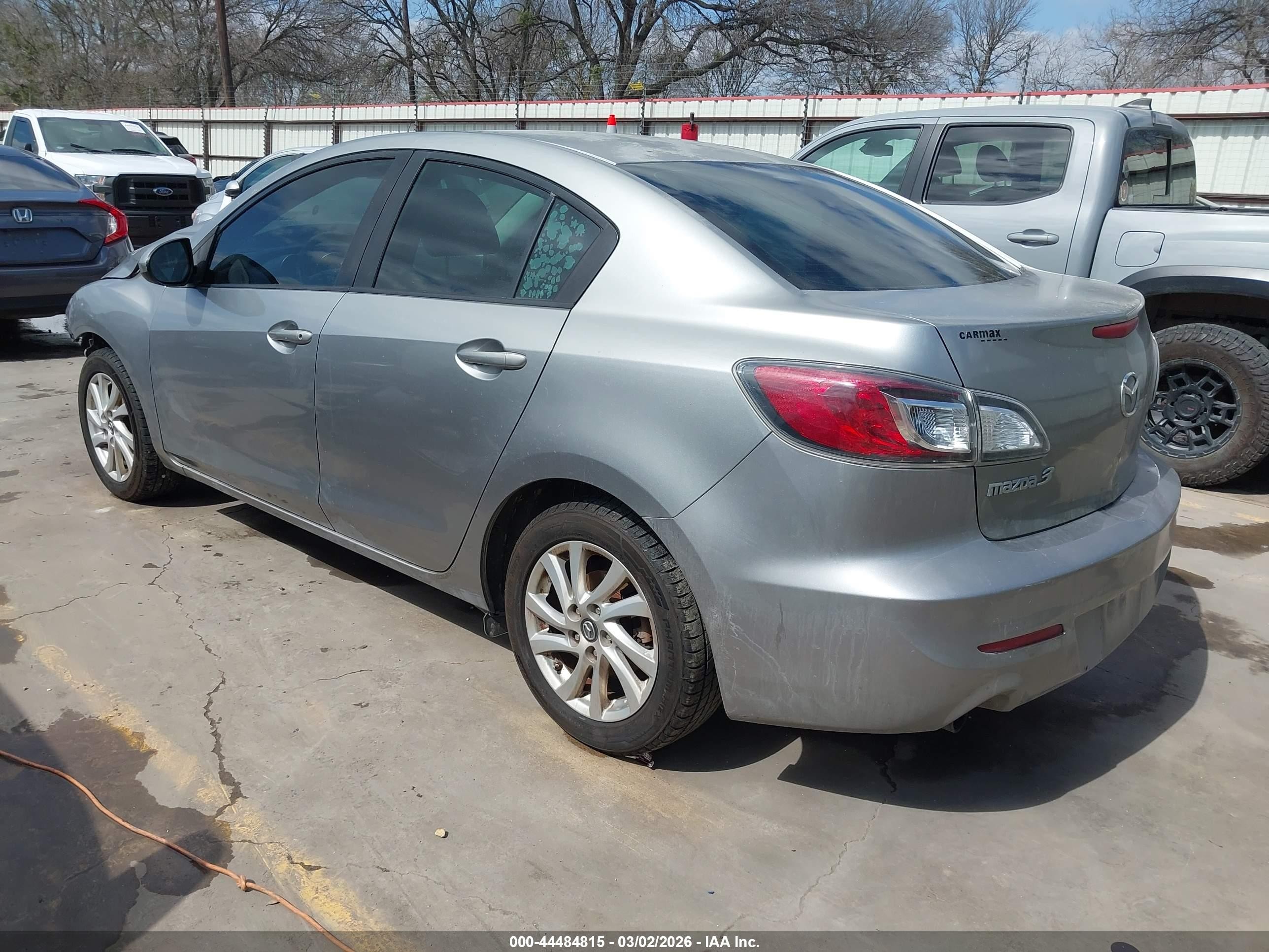 2012 Mazda Mazda3 I Touring Gray vin: JM1BL1V72C1683765