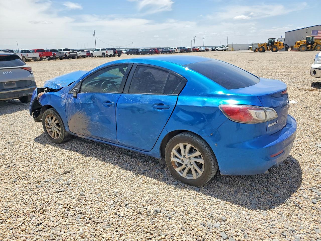 2012 Mazda 3 Blue vin: JM1BL1V72C1691512