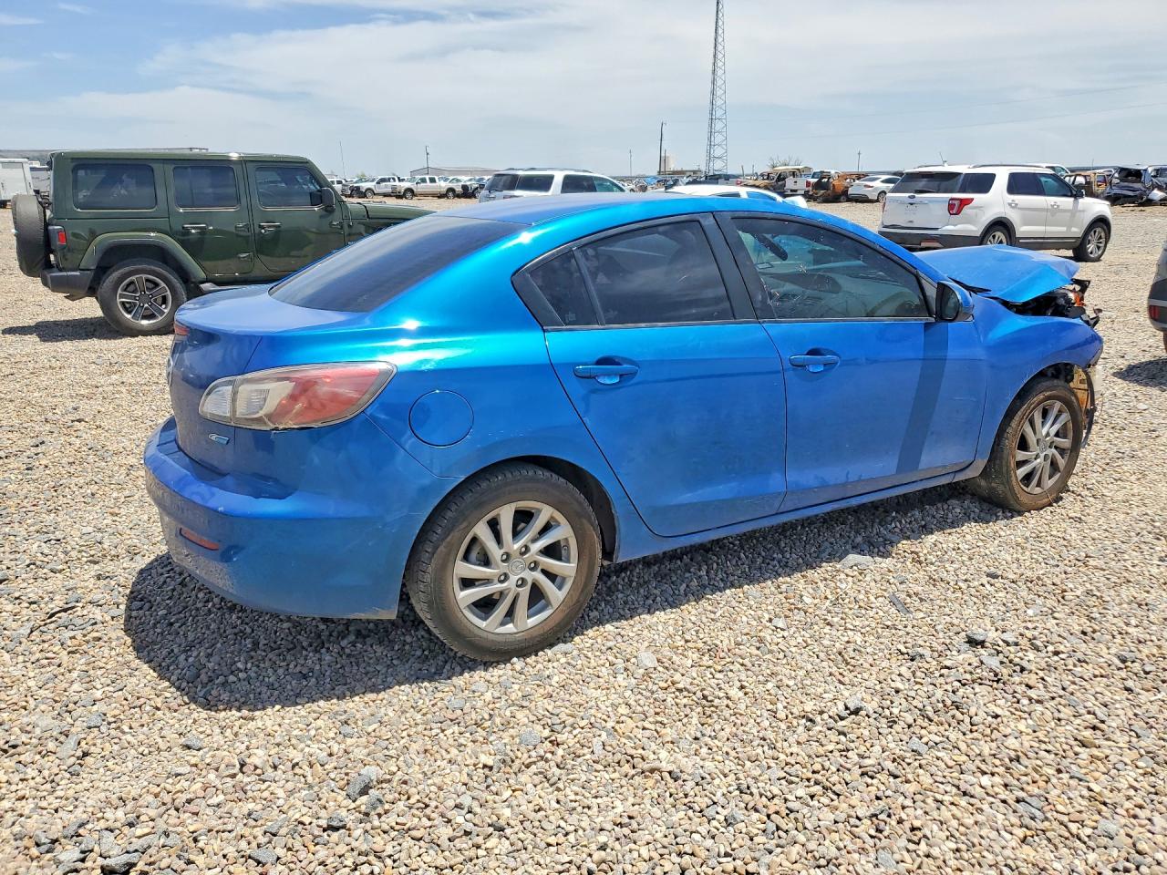 2012 Mazda 3 Blue vin: JM1BL1V72C1691512