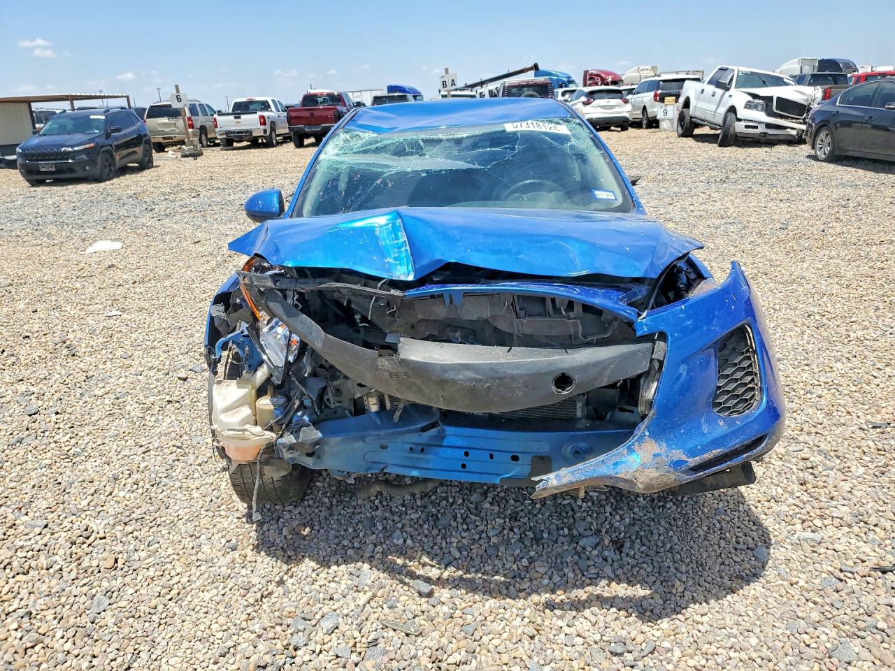 2012 Mazda 3 Blue vin: JM1BL1V72C1691512