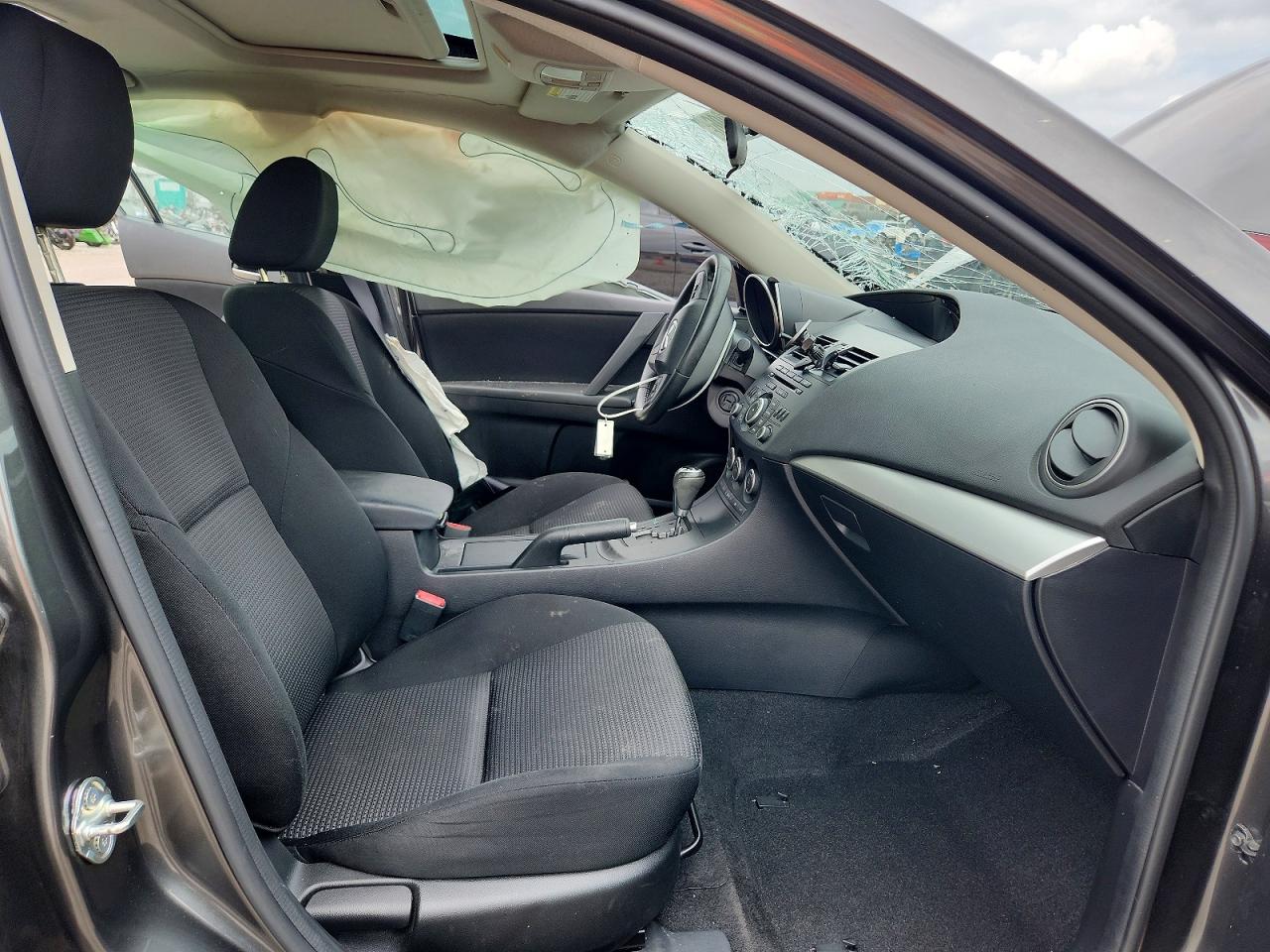 2013 Mazda 3 I Gray vin: JM1BL1V72D1716829