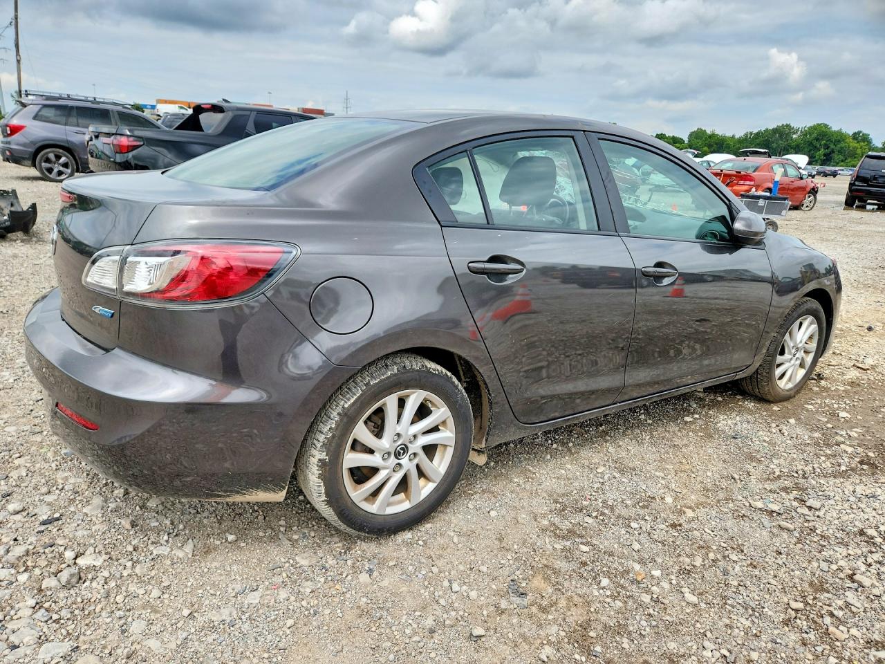 2013 Mazda 3 I Gray vin: JM1BL1V72D1716829