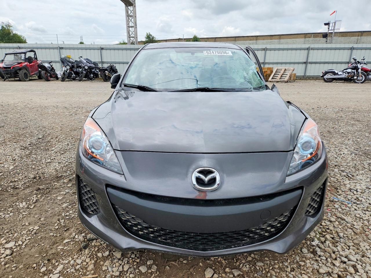 2013 Mazda 3 I Gray vin: JM1BL1V72D1716829