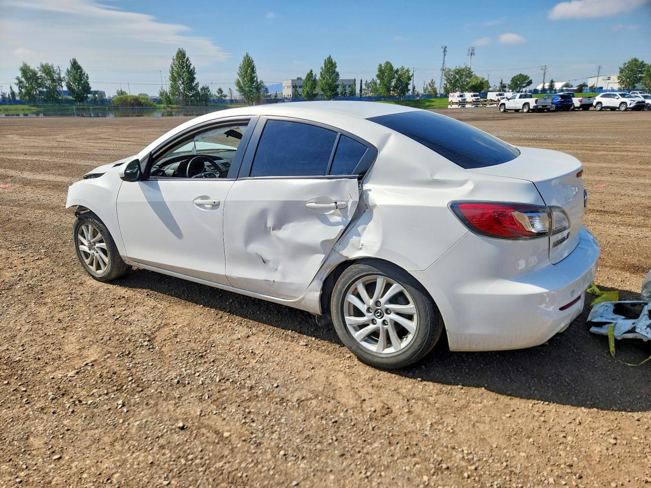 2013 Mazda 3 I White vin: JM1BL1V72D1771801