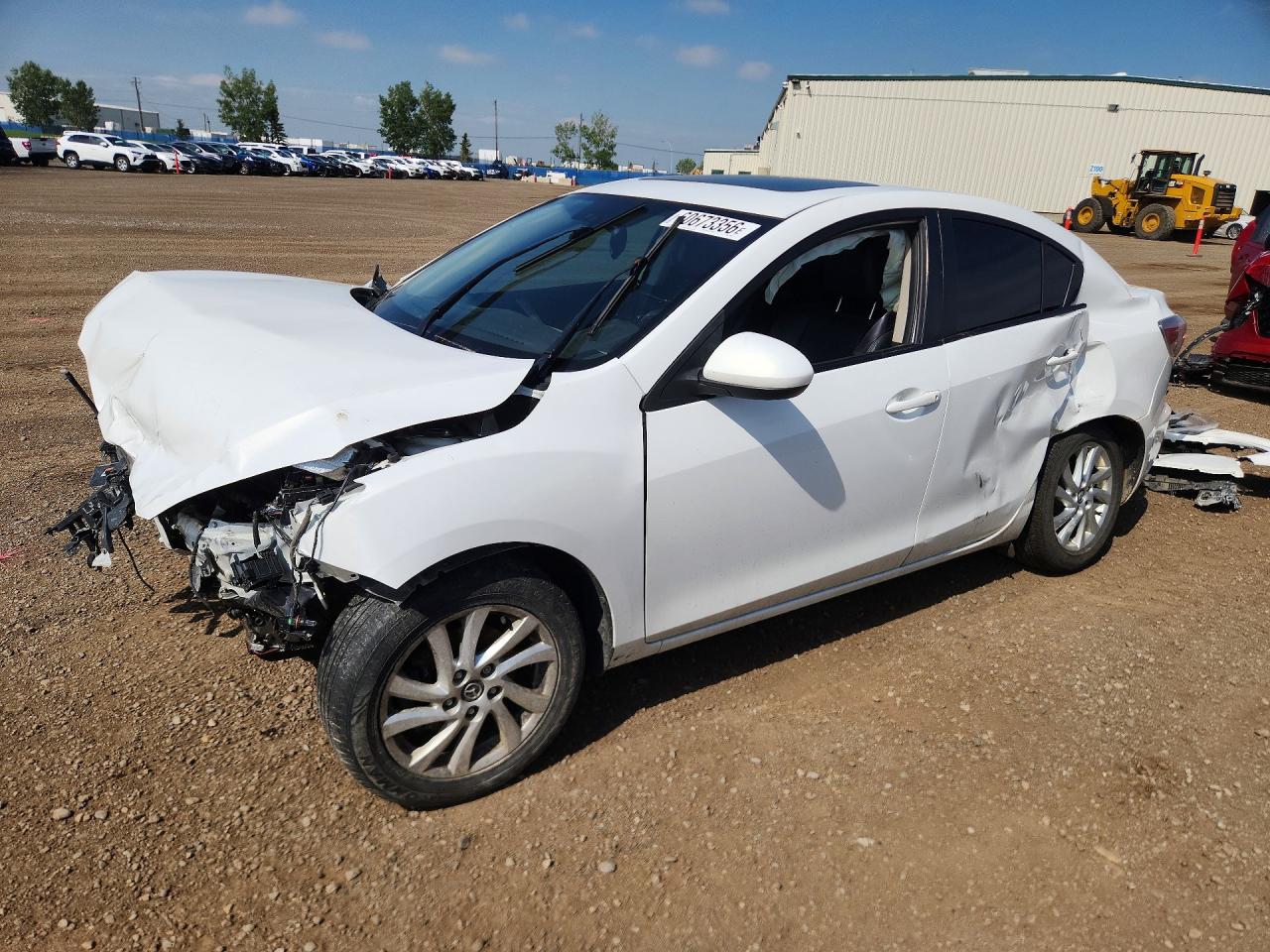 2013 Mazda 3 I White vin: JM1BL1V72D1771801