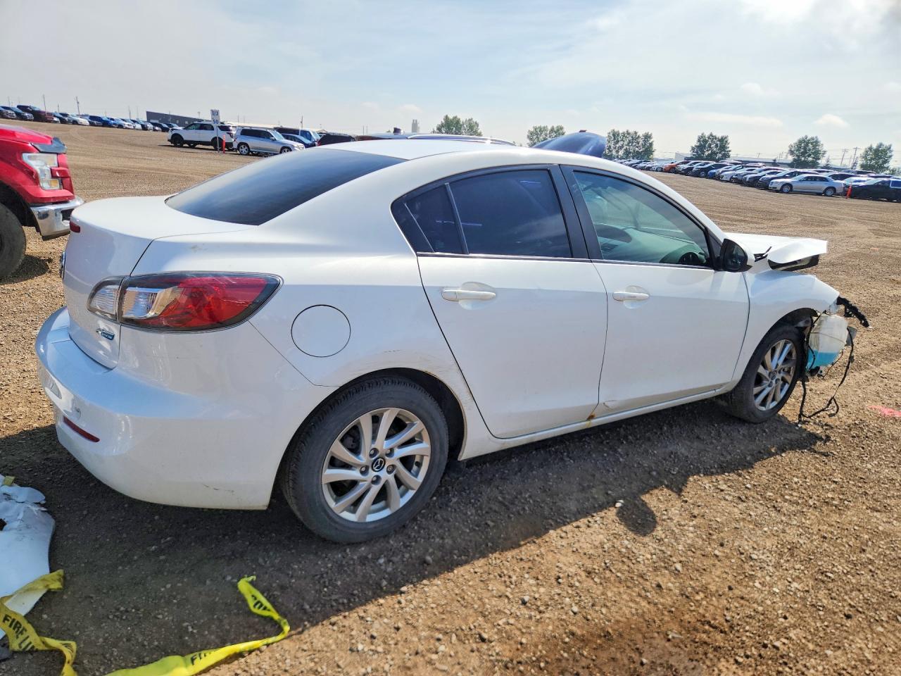 2013 Mazda 3 I White vin: JM1BL1V72D1771801