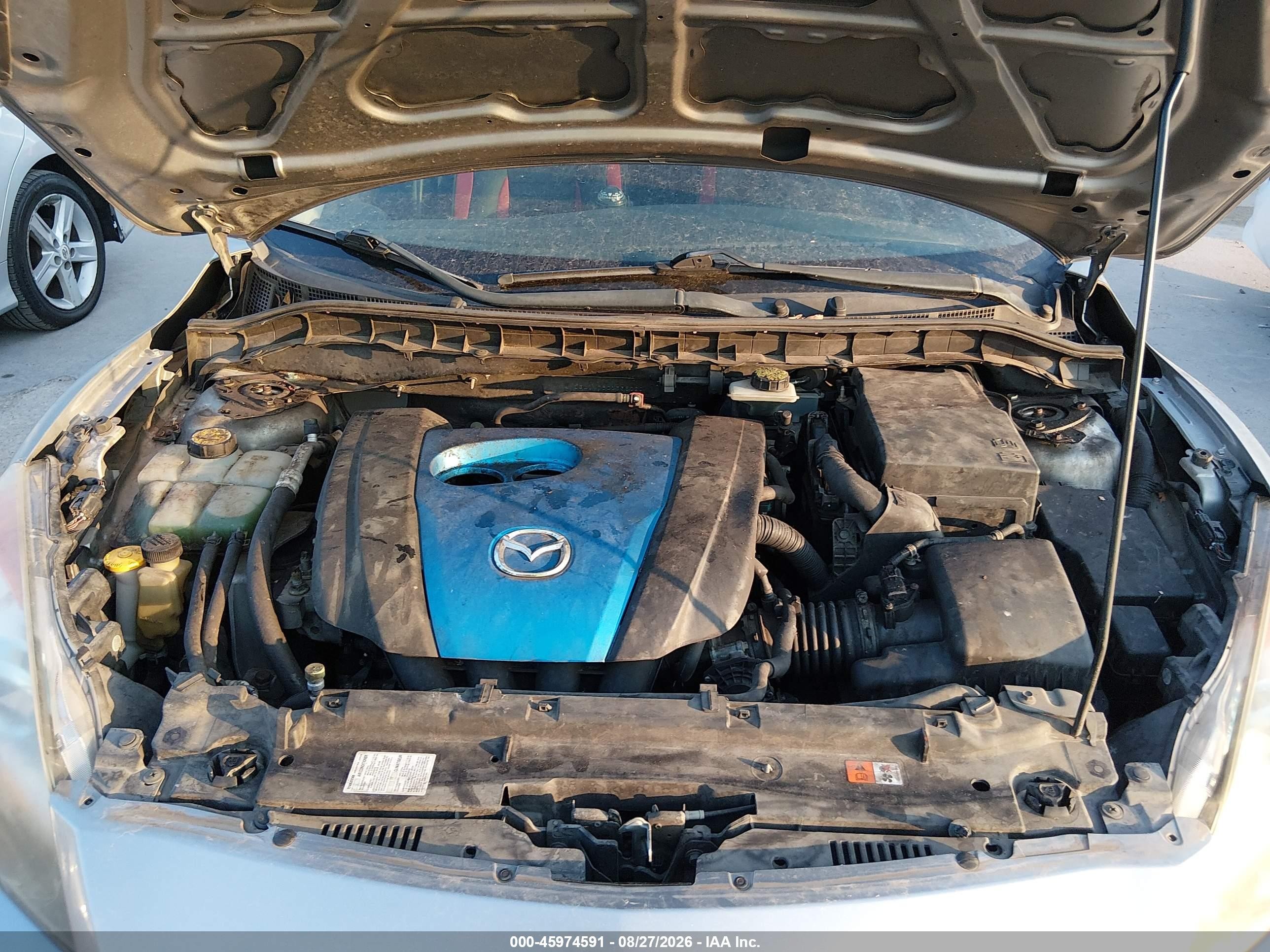2012 Mazda Mazda3 I Touring Синий vin: JM1BL1V73C1555020