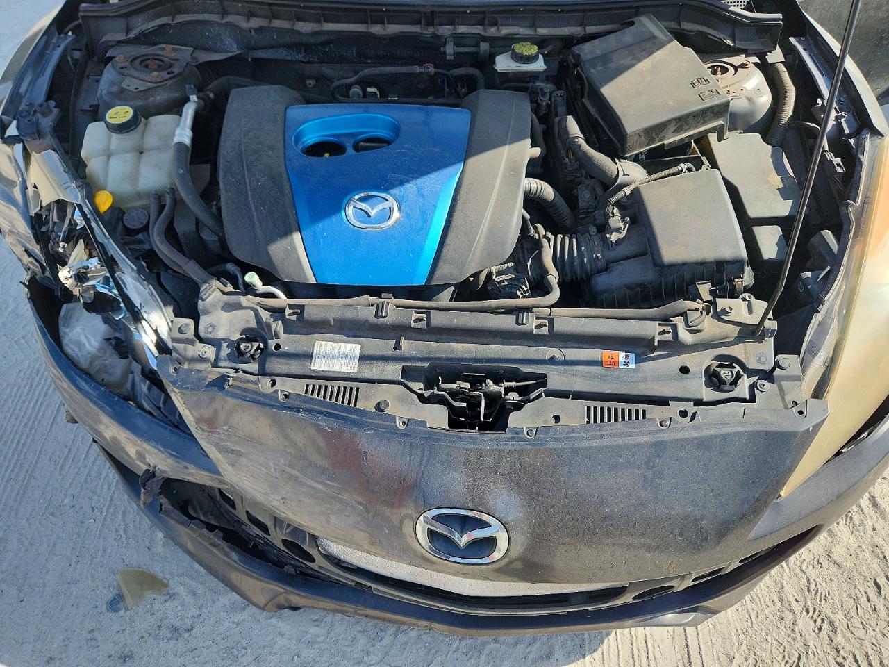 2012 Mazda 3 I Gray vin: JM1BL1V73C1570164
