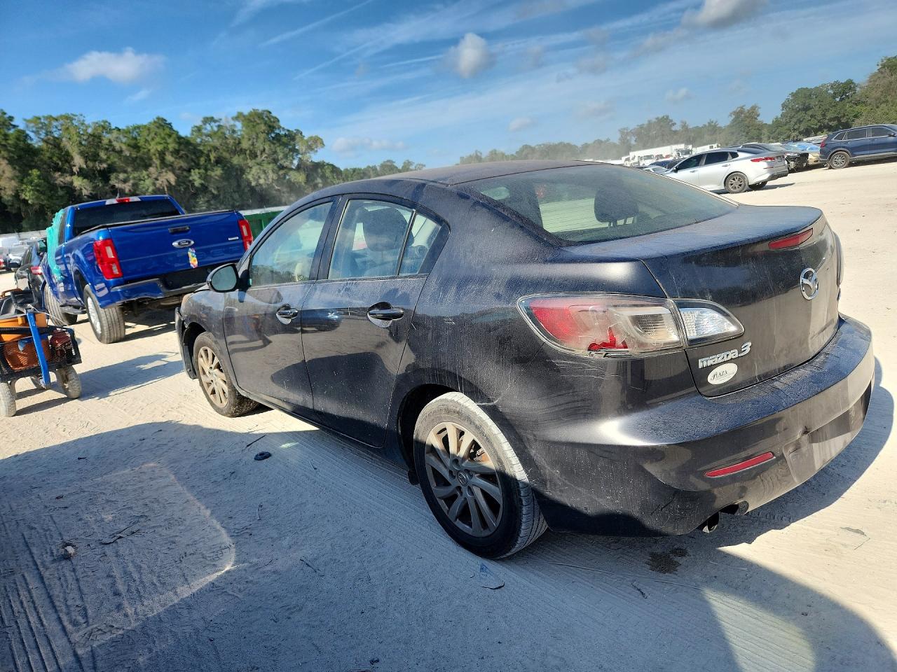 2012 Mazda 3 I Gray vin: JM1BL1V73C1570164