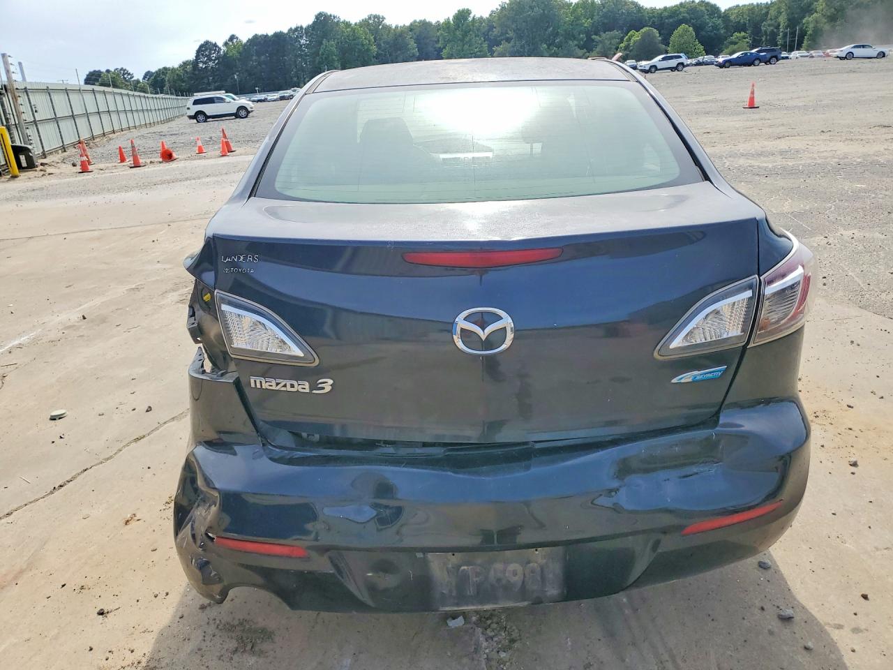 2012 Mazda 3 I Black vin: JM1BL1V73C1580354