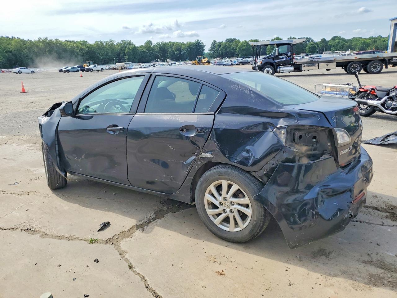 2012 Mazda 3 I Black vin: JM1BL1V73C1580354