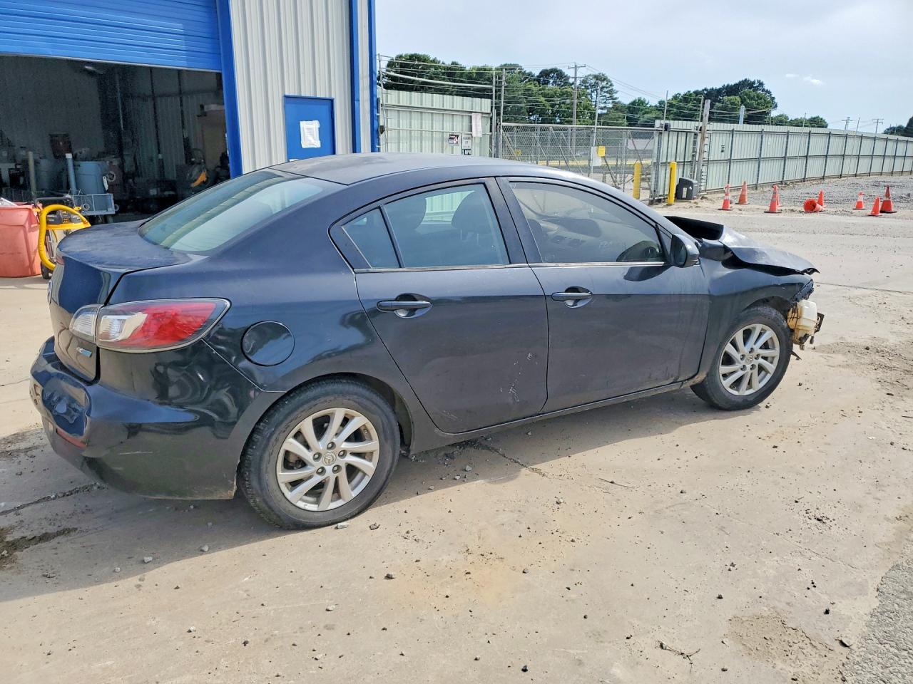 2012 Mazda 3 I Black vin: JM1BL1V73C1580354