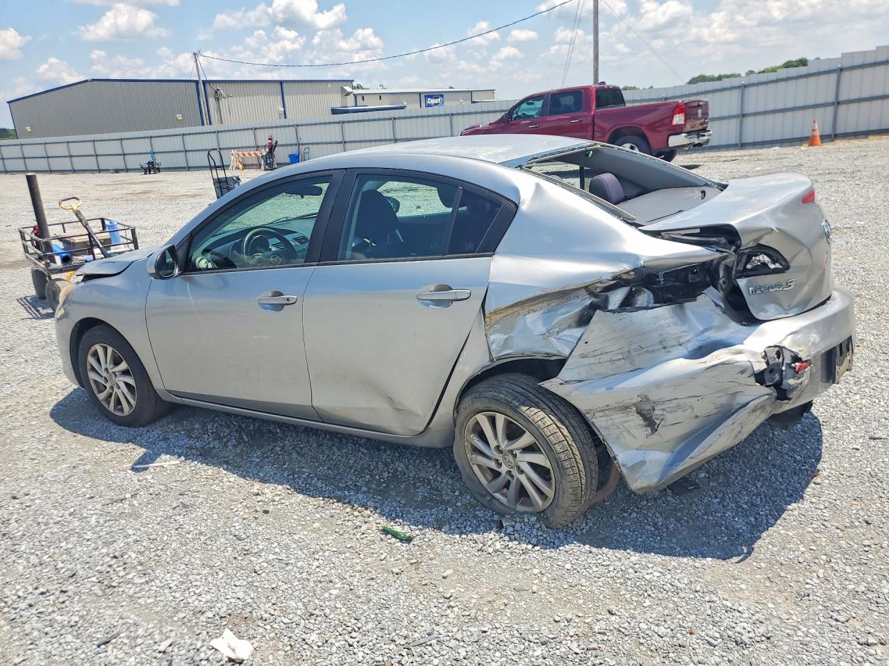 2012 Mazda 3 I Silver vin: JM1BL1V73C1589524