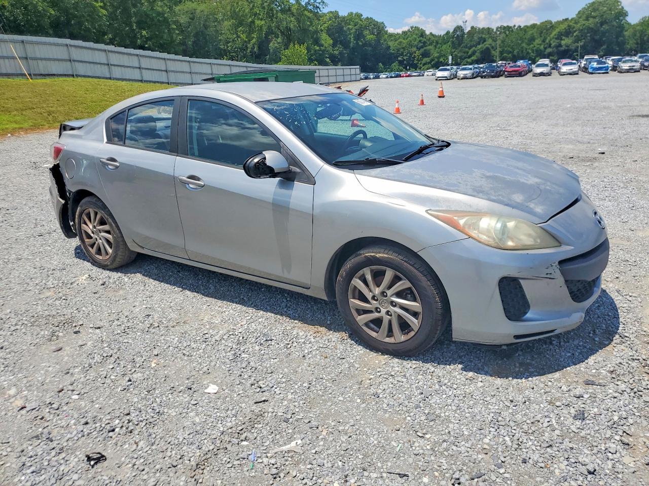 2012 Mazda 3 I Silver vin: JM1BL1V73C1589524