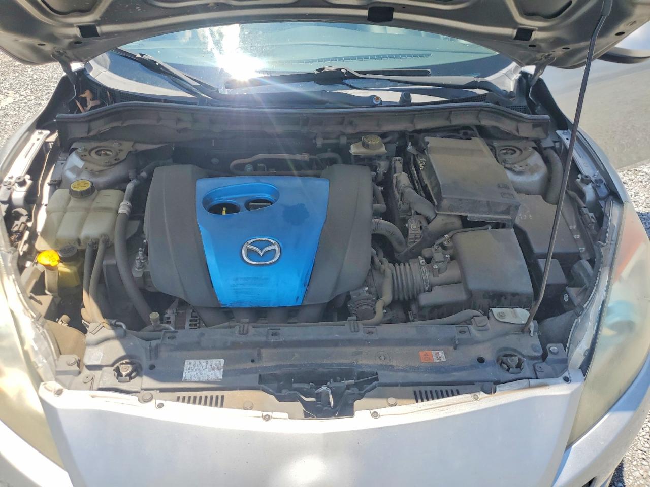 2012 Mazda 3 I Silver vin: JM1BL1V73C1589524