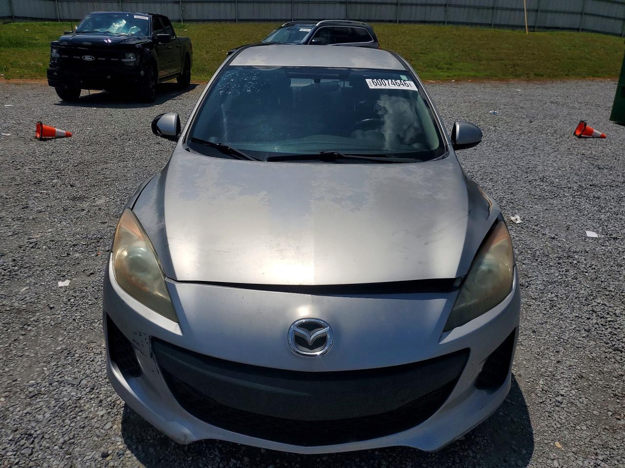 2012 Mazda 3 I Silver vin: JM1BL1V73C1589524