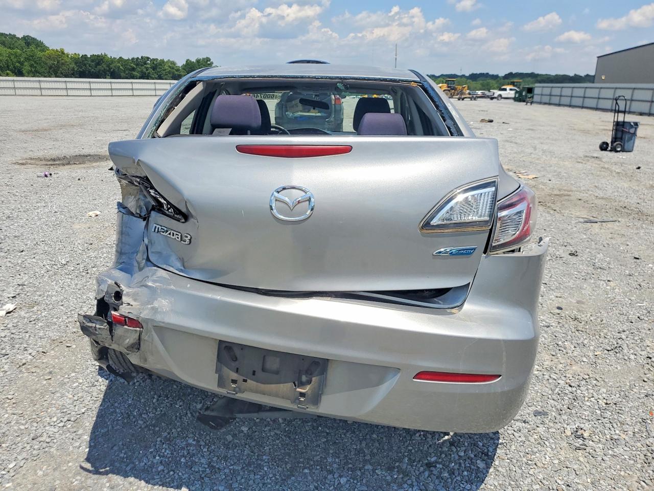 2012 Mazda 3 I Silver vin: JM1BL1V73C1589524