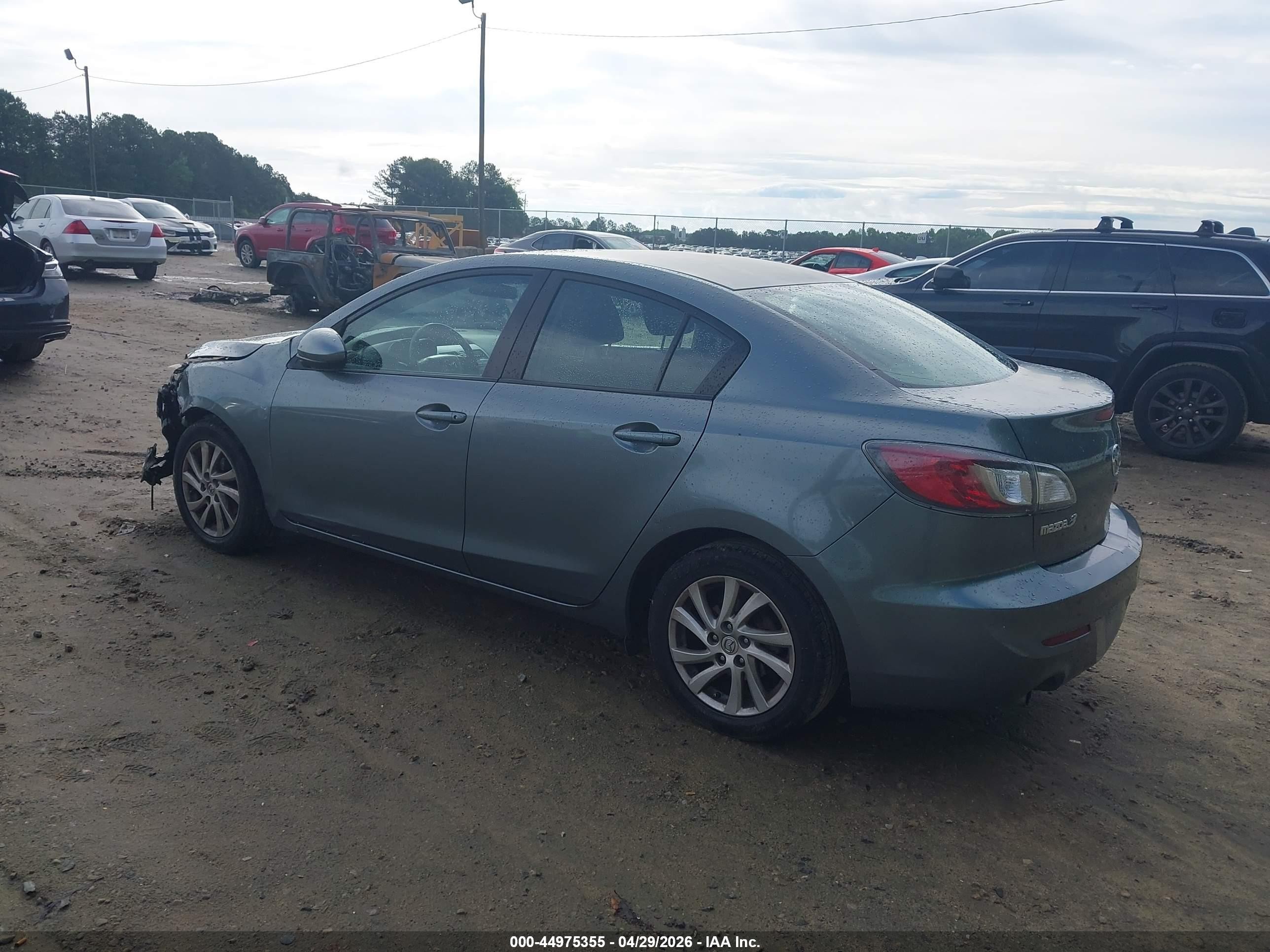 2012 Mazda Mazda3 I Touring Gray vin: JM1BL1V73C1664707