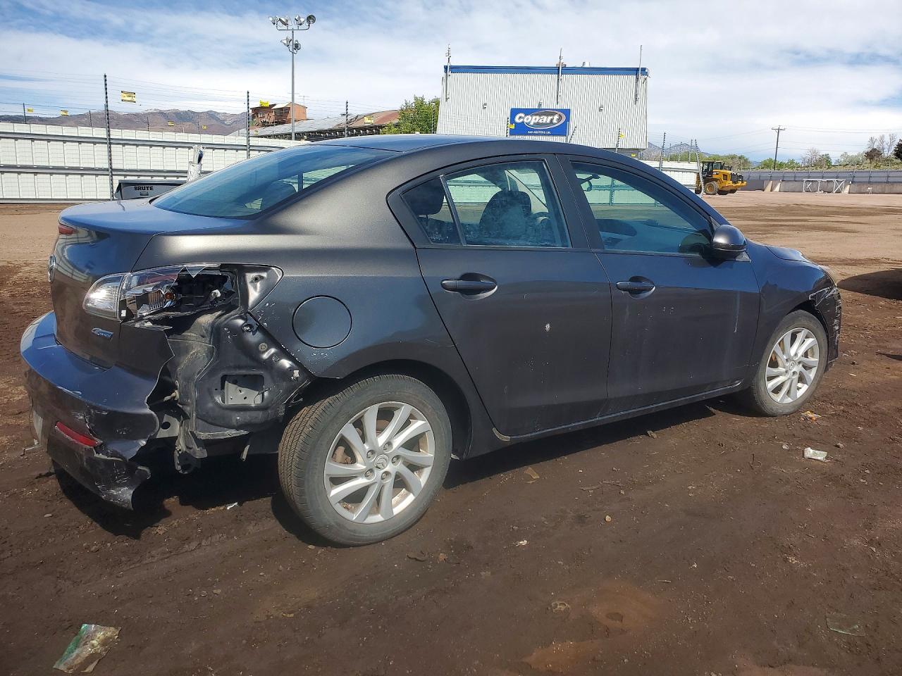2012 Mazda 3 I Charcoal vin: JM1BL1V73C1698064