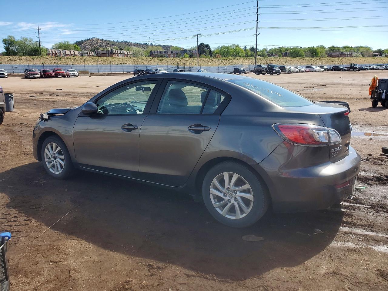 2012 Mazda 3 I Charcoal vin: JM1BL1V73C1698064