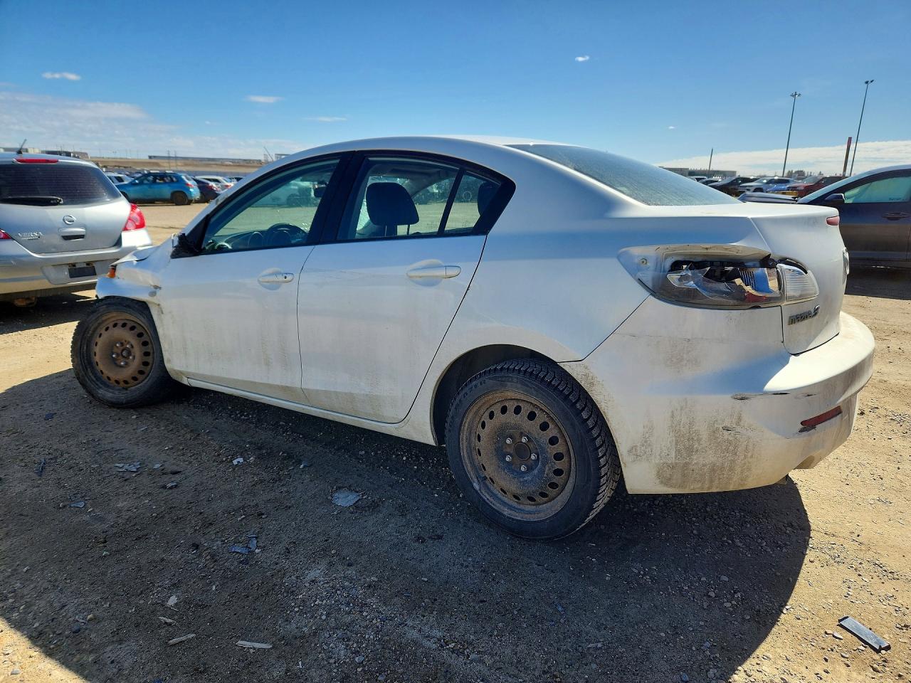 2013 Mazda 3 I White vin: JM1BL1V73D1804918