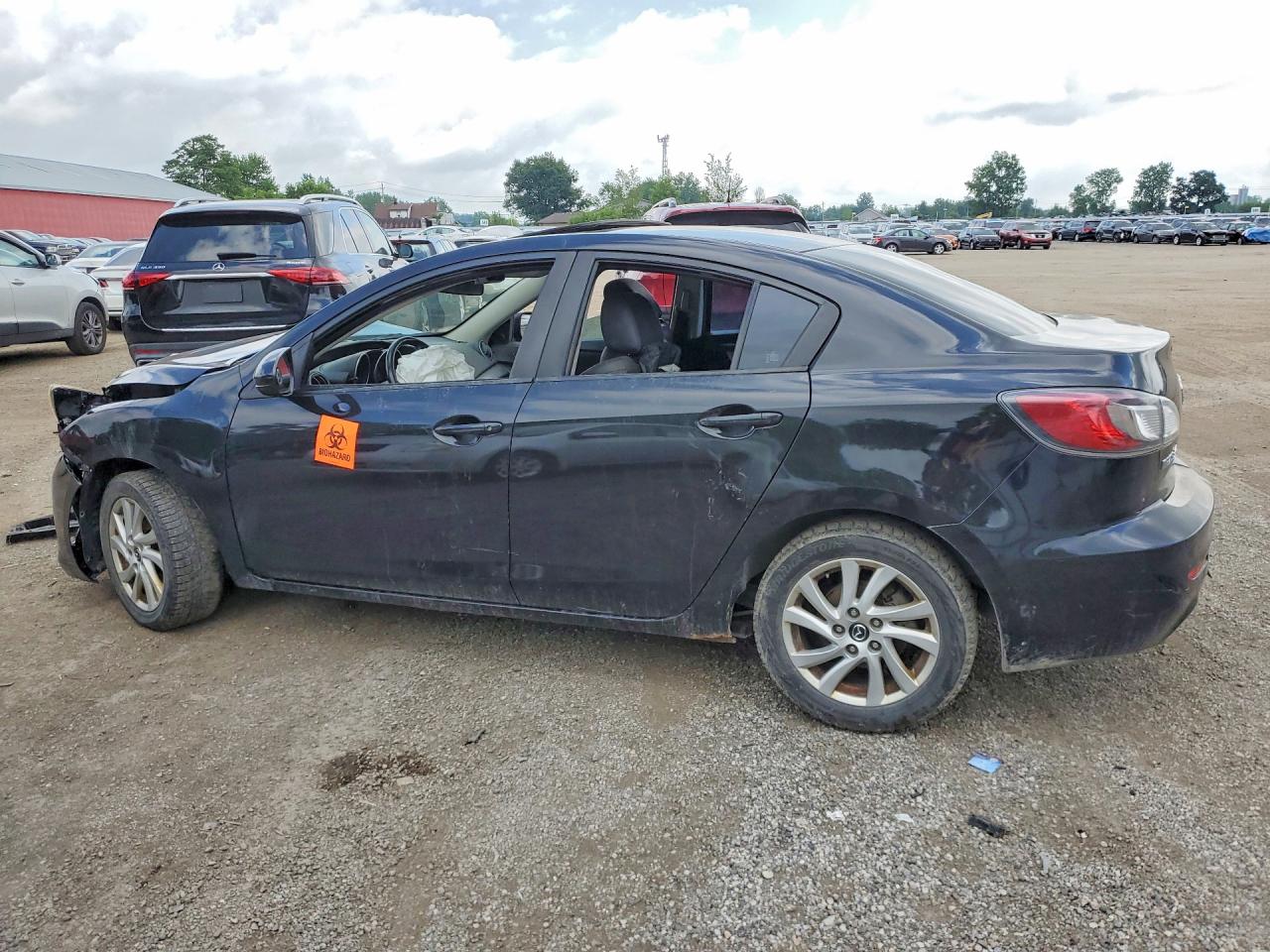 2013 Mazda 3 I Black vin: JM1BL1V73D1847221
