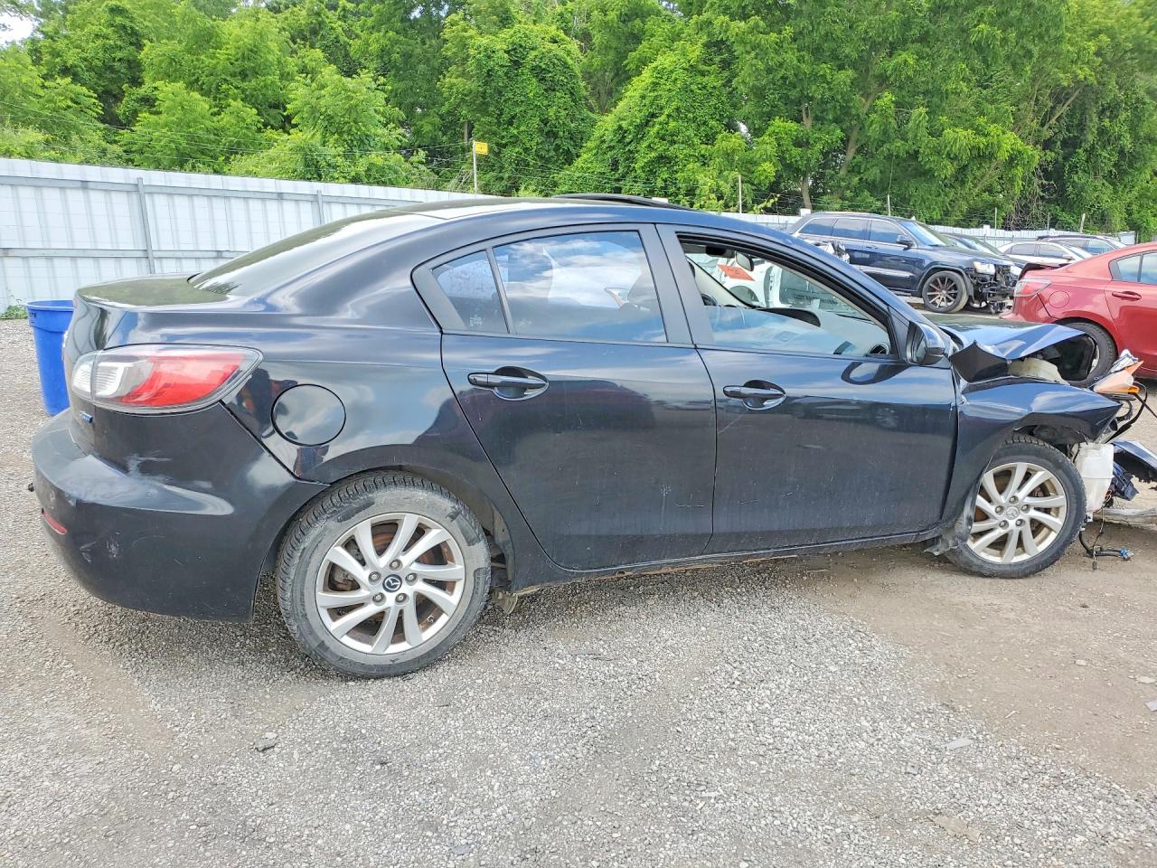 2013 Mazda 3 I Black vin: JM1BL1V73D1847221