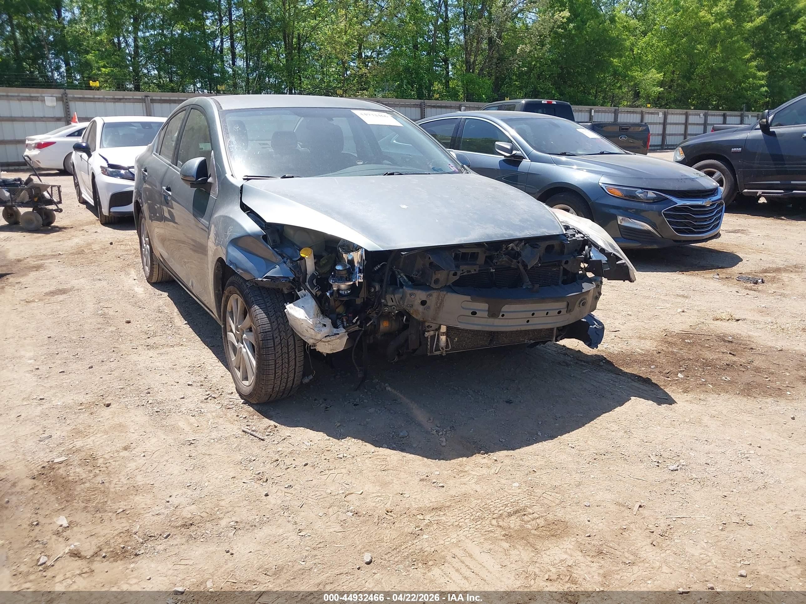 2012 Mazda Mazda3 I Touring Blue vin: JM1BL1V74C1530885
