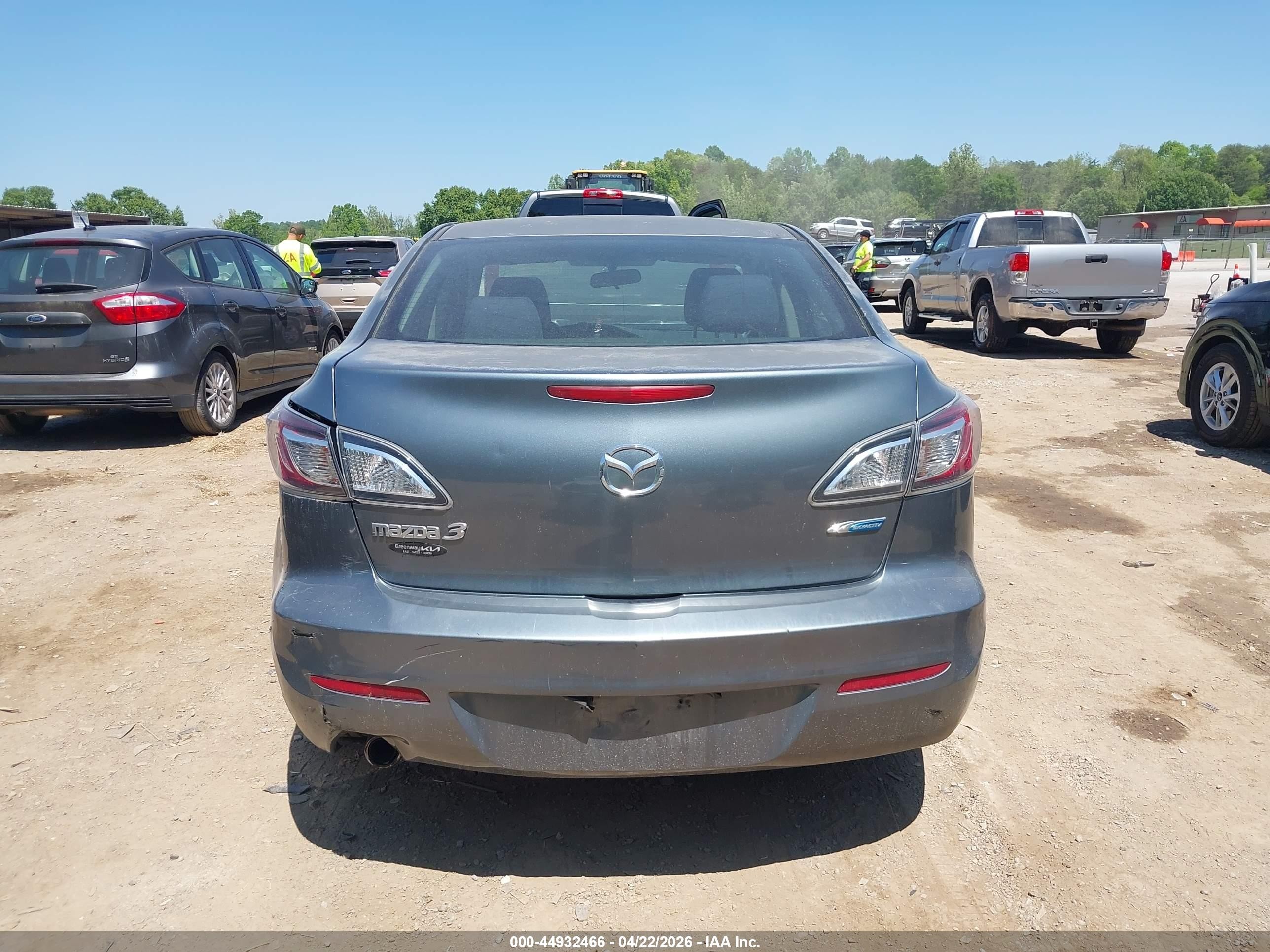 2012 Mazda Mazda3 I Touring Blue vin: JM1BL1V74C1530885