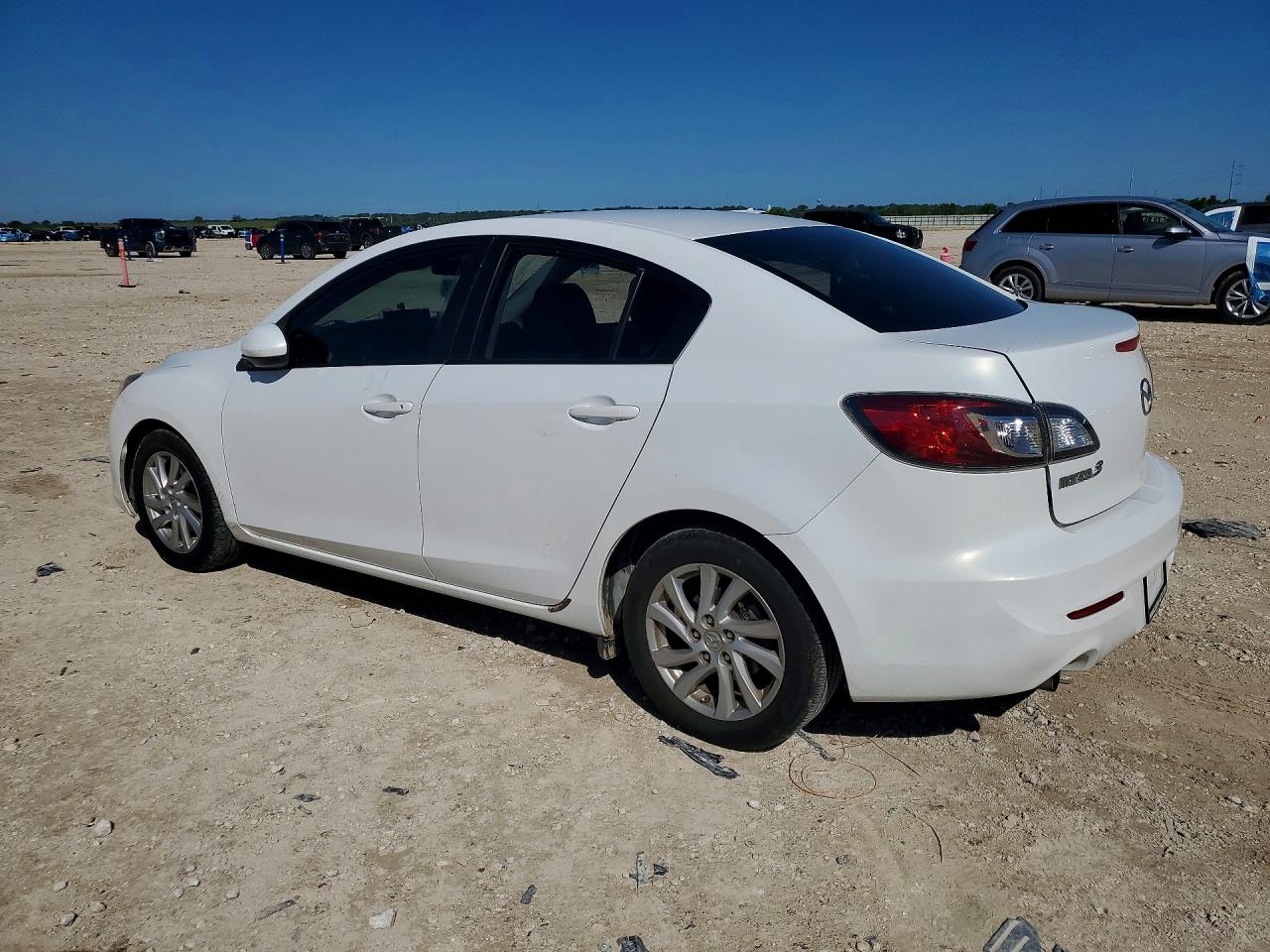 2012 Mazda 3 I White vin: JM1BL1V74C1534368