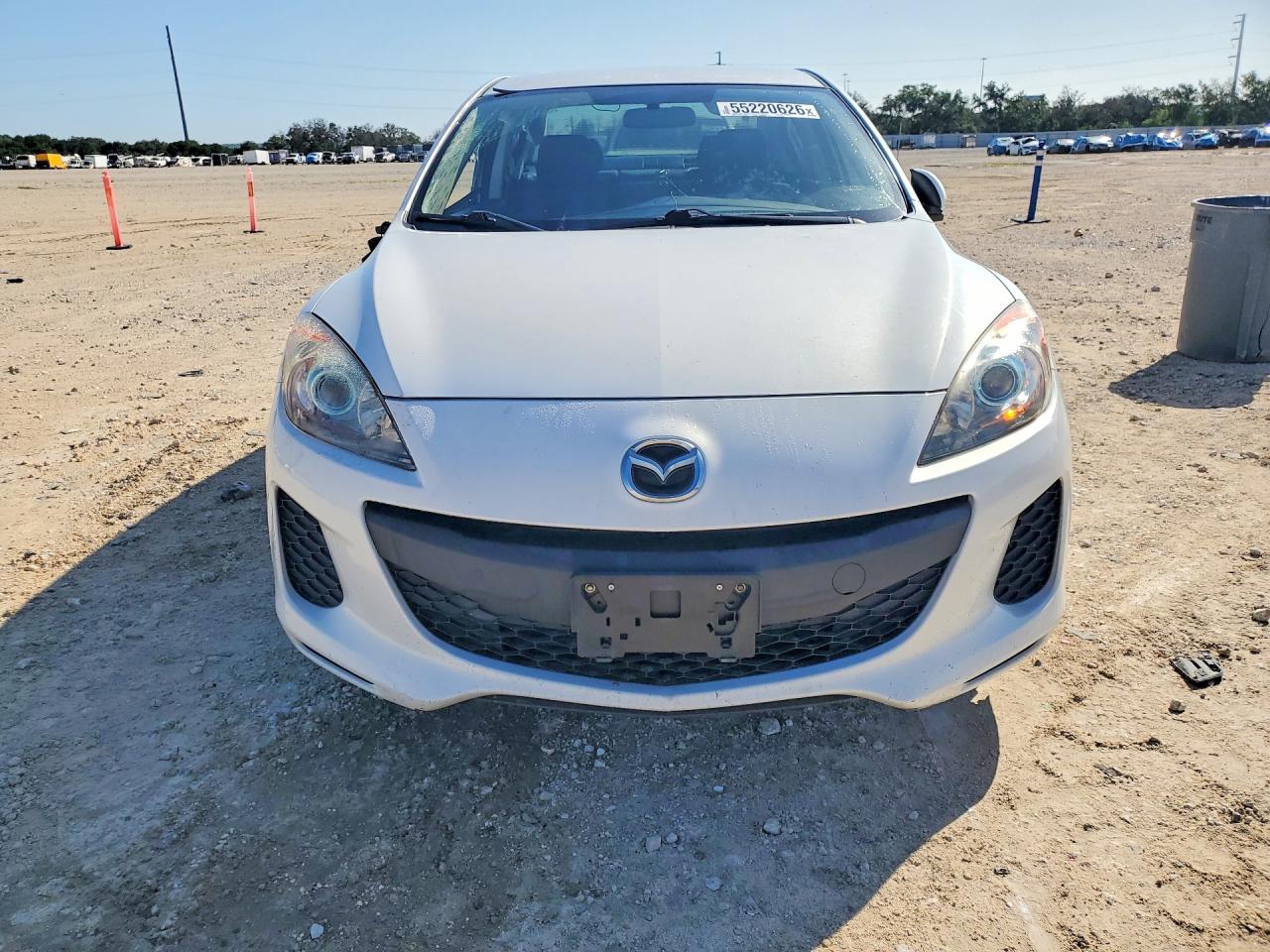 2012 Mazda 3 I White vin: JM1BL1V74C1534368