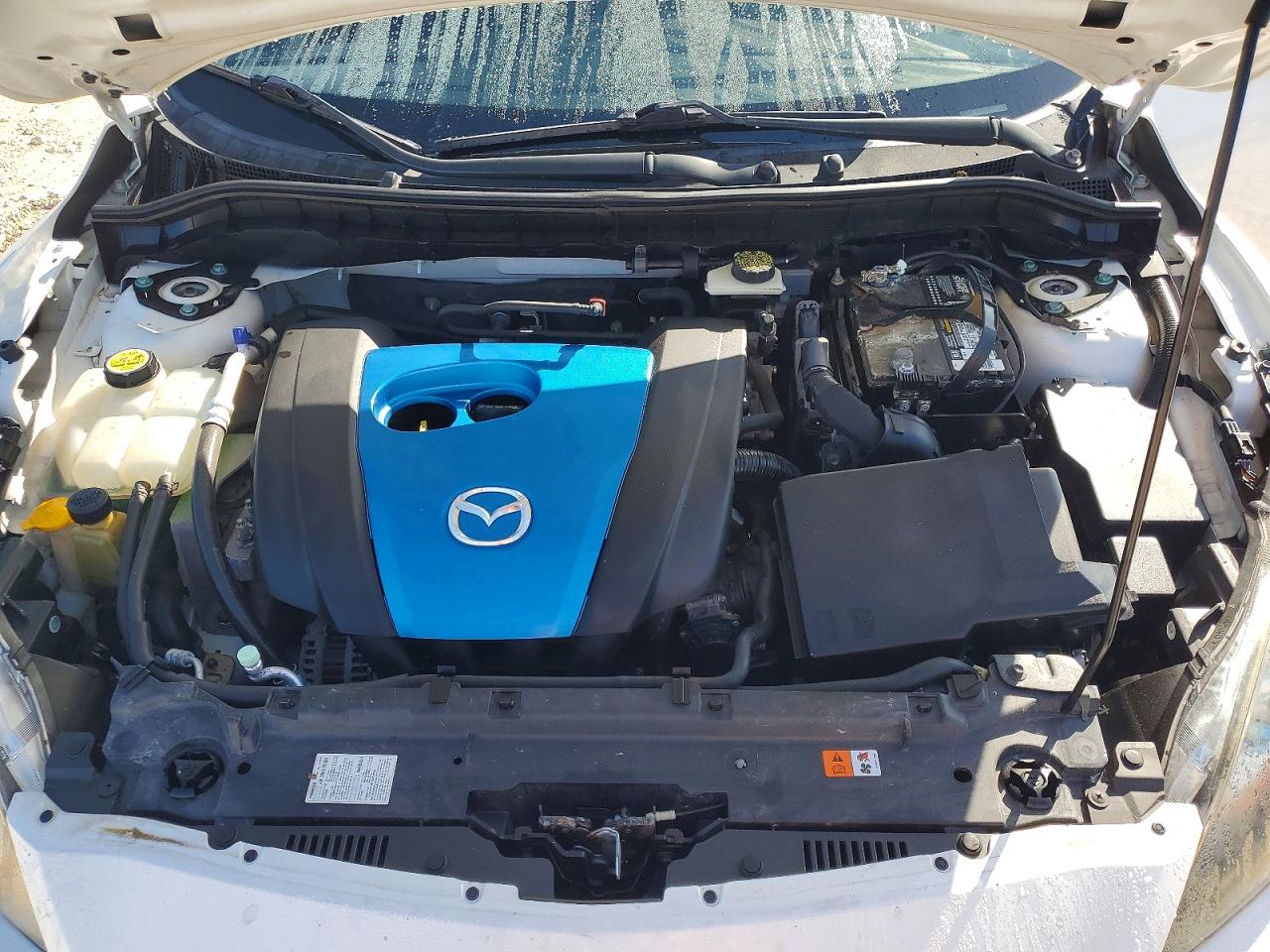 2012 Mazda 3 I White vin: JM1BL1V74C1534368