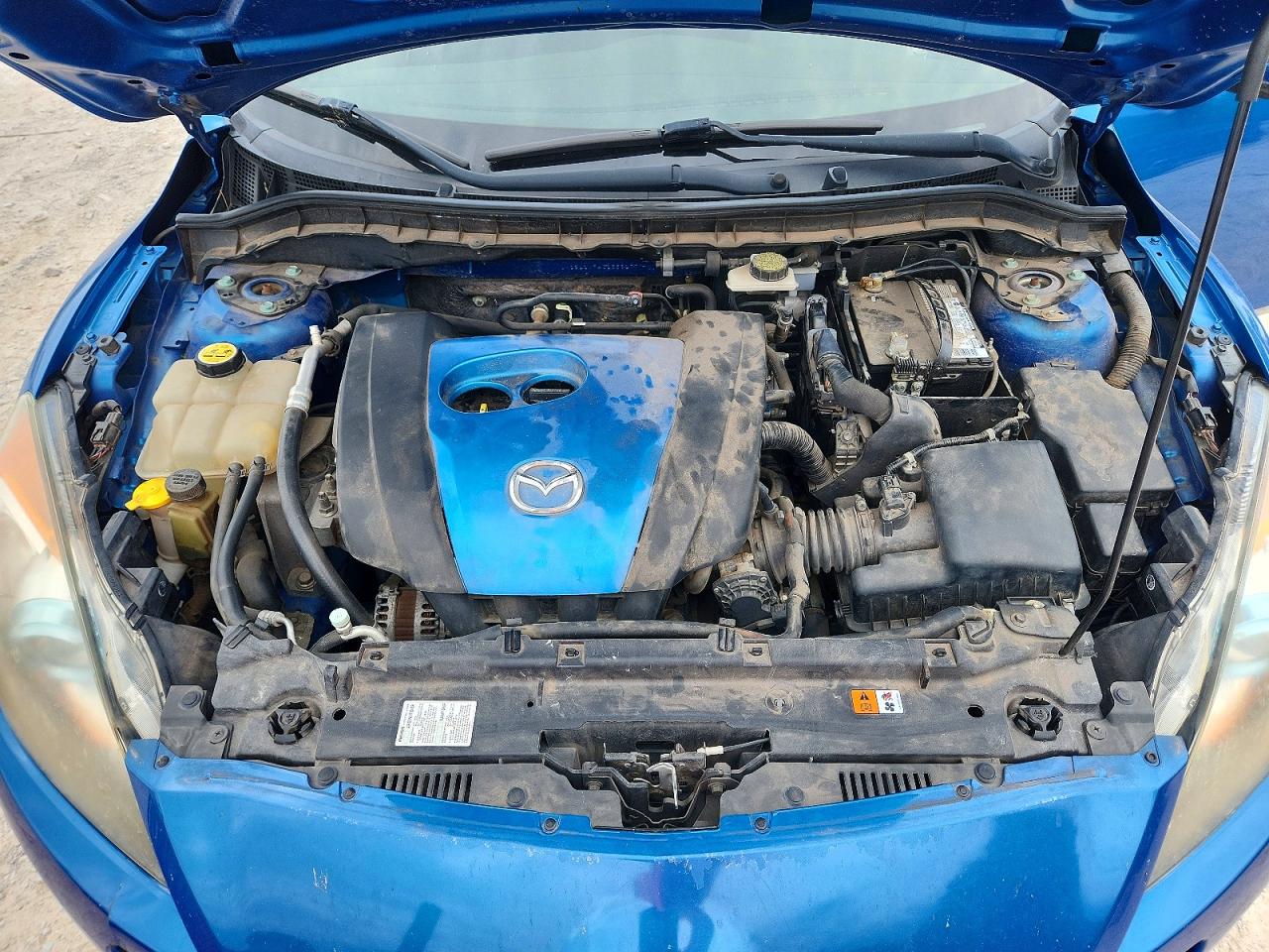 2012 Mazda 3 I Blue vin: JM1BL1V74C1553177