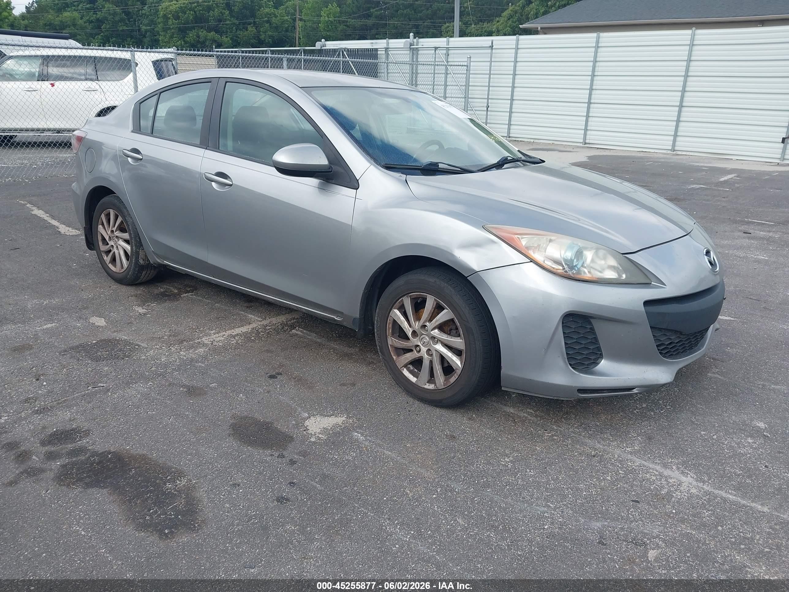 2012 Mazda Mazda3 I Touring Gray vin: JM1BL1V74C1646801