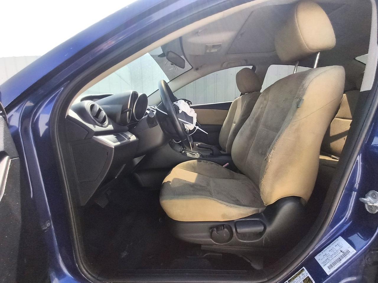 2012 Mazda 3 I Blue vin: JM1BL1V74C1670810