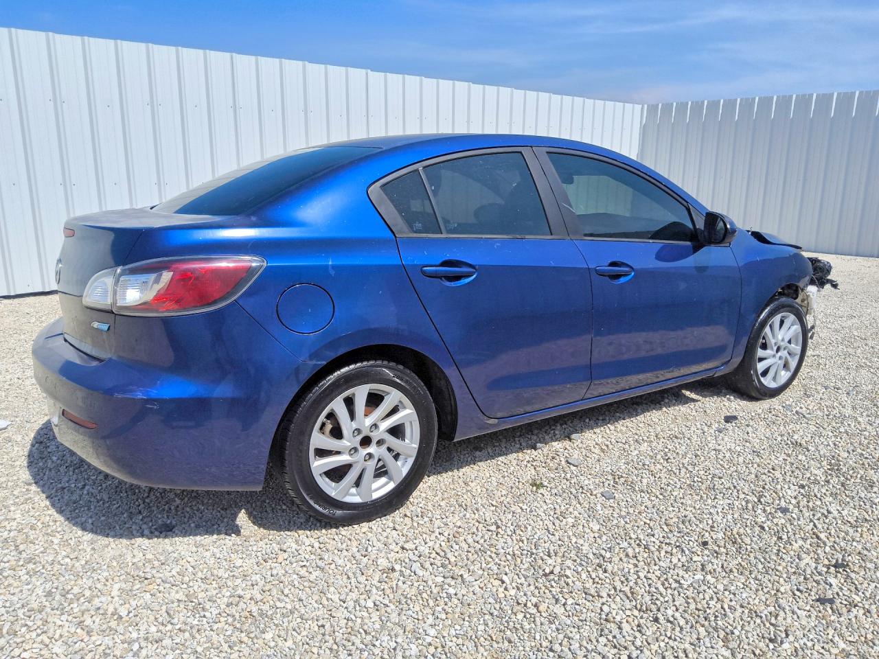 2012 Mazda 3 I Blue vin: JM1BL1V74C1670810