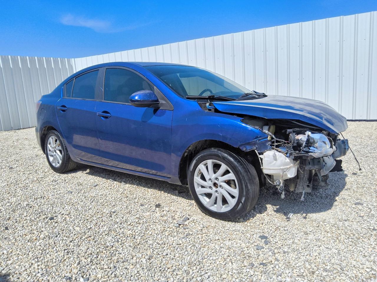2012 Mazda 3 I Blue vin: JM1BL1V74C1670810