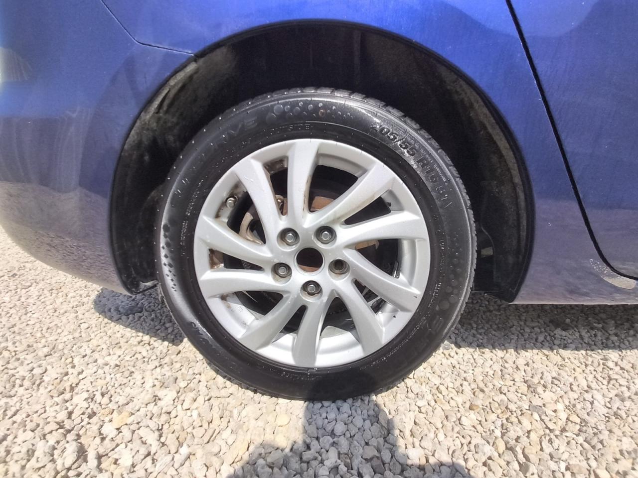 2012 Mazda 3 I Blue vin: JM1BL1V74C1670810 Damage: Right Rear Wheel, Chipped, 3