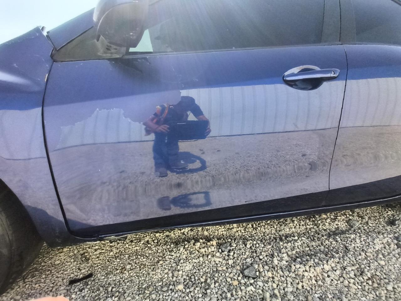 2012 Mazda 3 I Blue vin: JM1BL1V74C1670810 Damage: Left Front Door, Chipped, 4