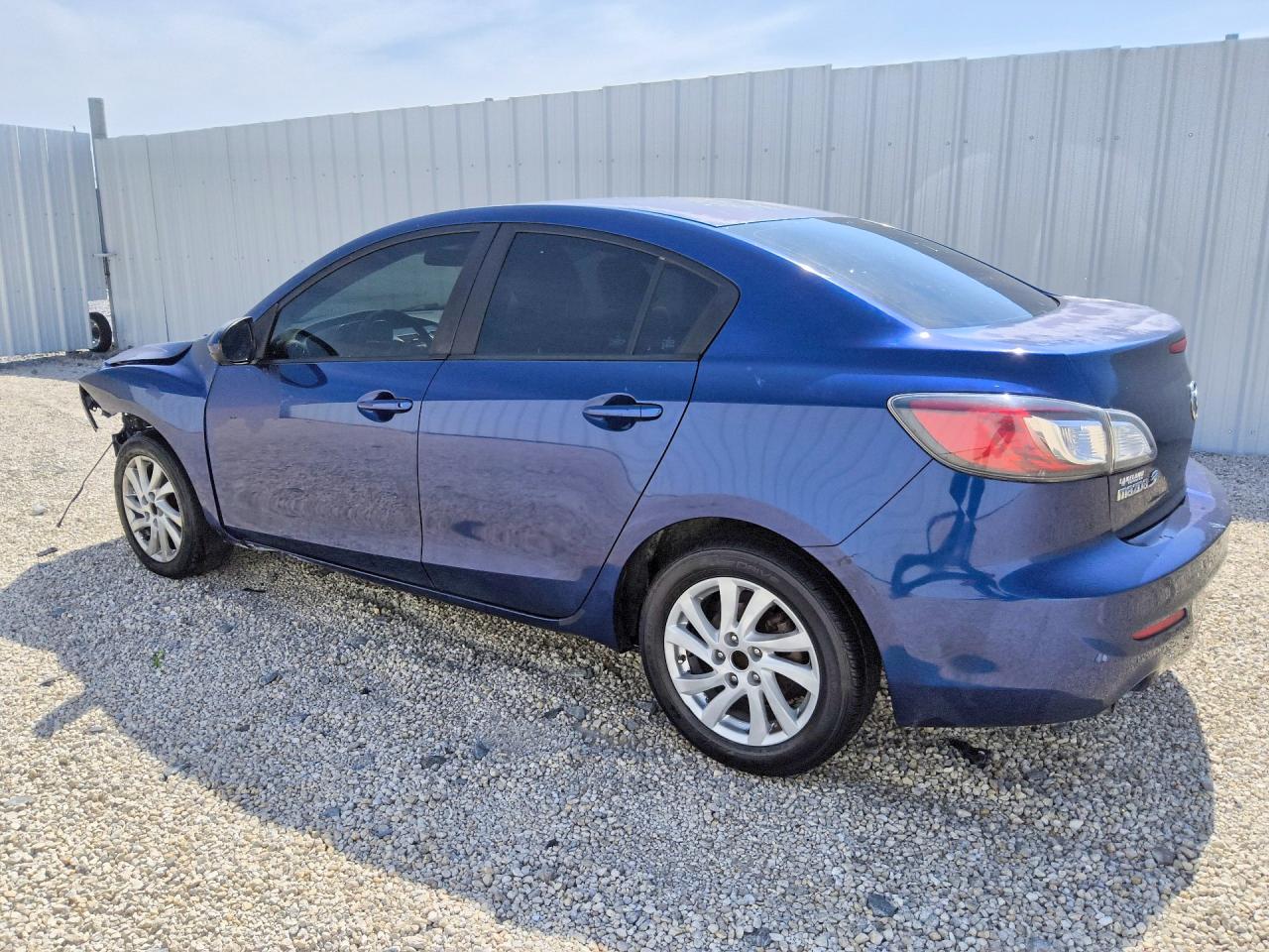 2012 Mazda 3 I Blue vin: JM1BL1V74C1670810