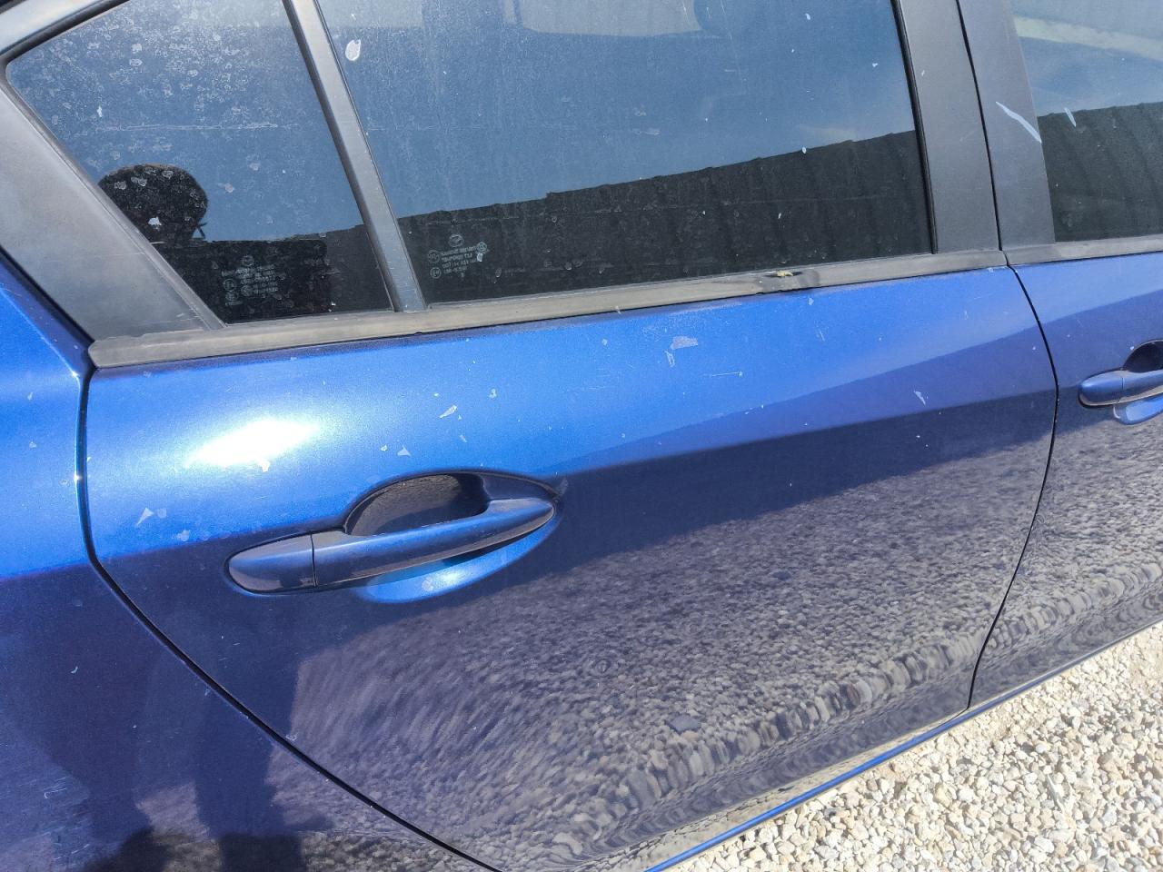 2012 Mazda 3 I Blue vin: JM1BL1V74C1670810 Damage: Right Rear Door, Chipped, 4